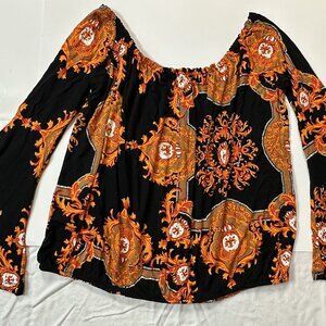 Lascana Venus pullover shirt long sleeve,elastic around bottom and neck. Size 1X